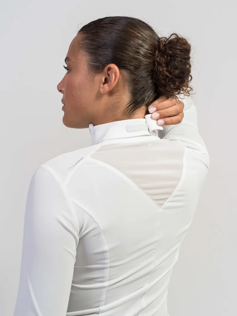 Samshield Plastron Lurex White-2