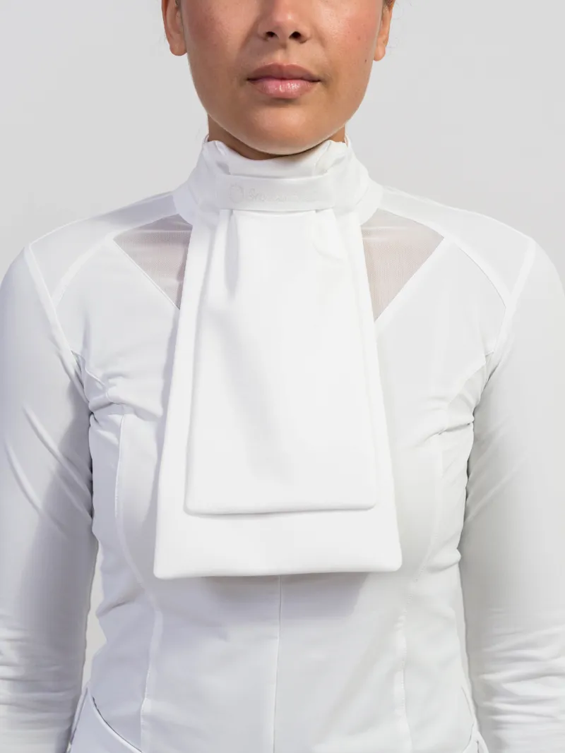Samshield Plastron Lurex White