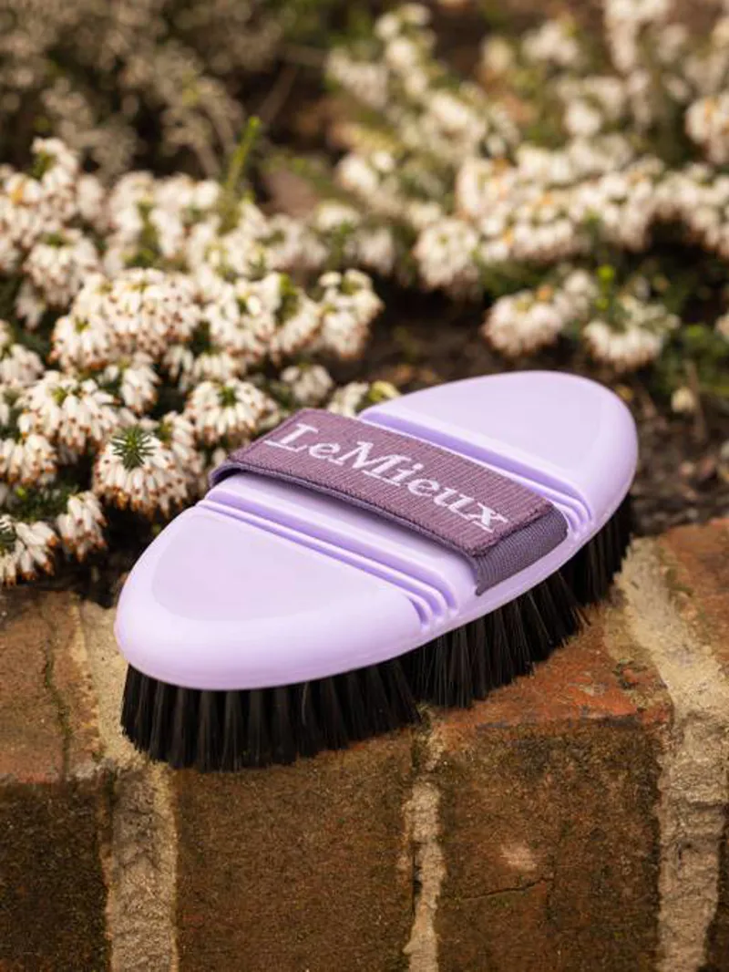 LeMieux Horse Hair Body Brush Wisteria-2